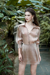 Mini-jupe Kelly en organza